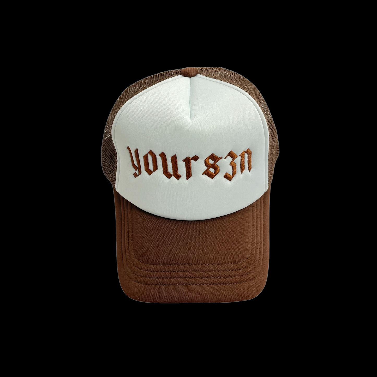 Brown YOURSZN Trucker Cap