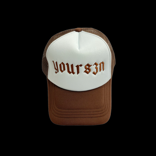 Brown YOURSZN Trucker Cap